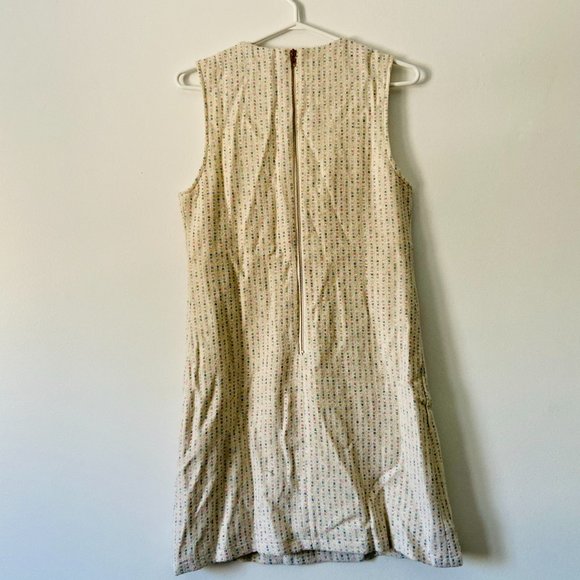 NWT Angeleye Rainbow Boucle Cream Dress - Picture 4 of 7